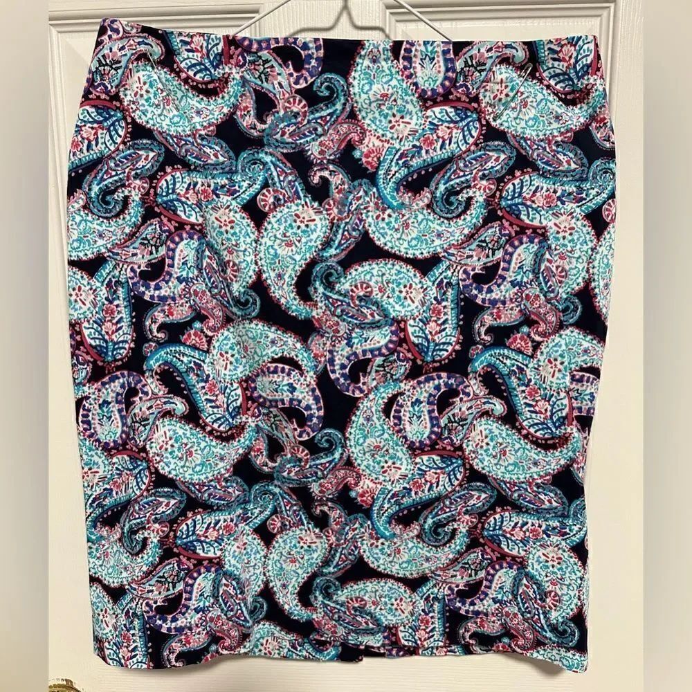 Talbots paisley size 12P skirt